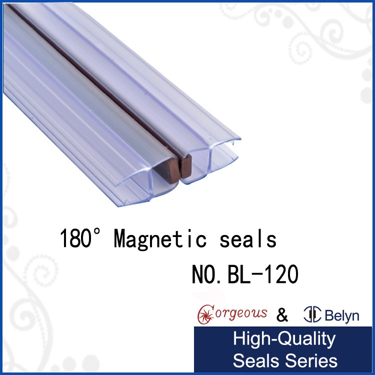 180degree magnetic waterproof pvc seal strip