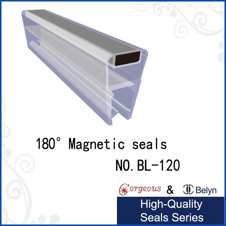 180degree magnetic waterproof pvc seal strip