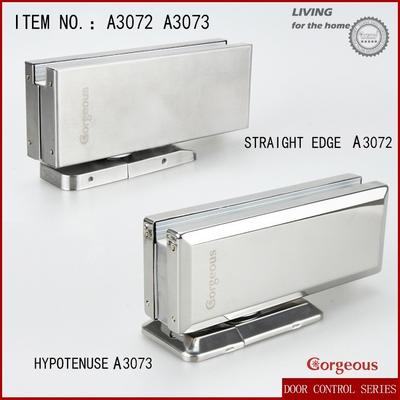 2017 Goregeous straight and bevel type hydraulic concealed floor hinge for glass door