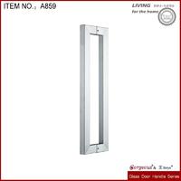 square tube office door handle stainless steel