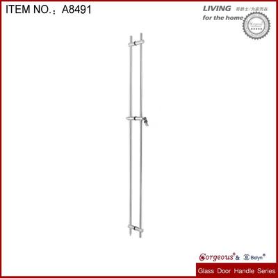 Different length glass door stainless steel big handle with lock