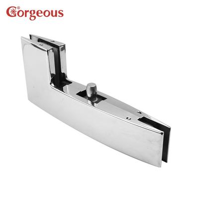 Glass door patch fitting crank patch clamp glass hardware