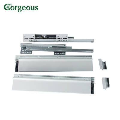 Gorgeous undermount soft closing low cut box drawer slide