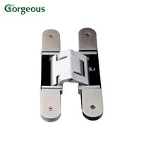 Hot selling glass door cross concealed hinge folding concealed hinges F628 - Large size